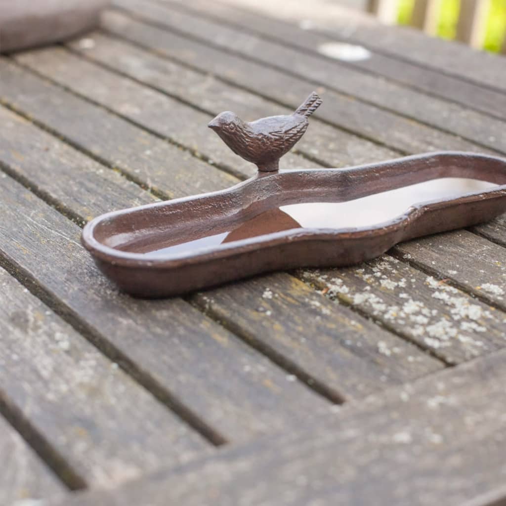 Esschert Design Bird Bad Gusseisen braun BR25