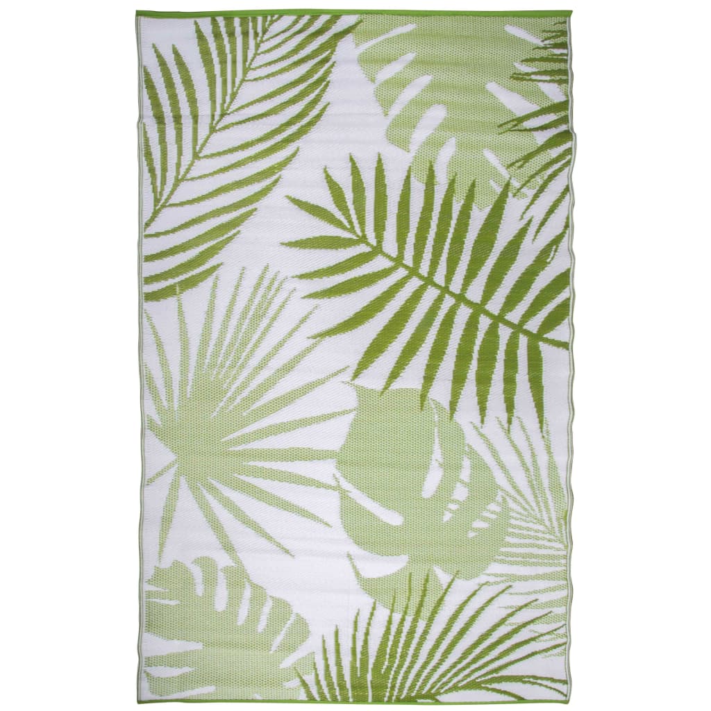 Esschert Design Outdoor Teppich 241x152 cm Dschungelblätter OC22