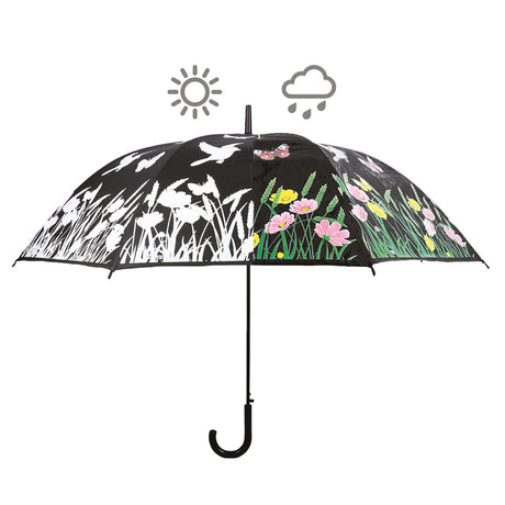 Esschert Design Farbwechselschirm Blume breit