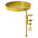 Esschert Design Pflanze Blad mit Klemmung um m goldfarben
