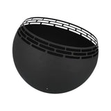 Esschert Design Kamin sphärische Streifen schwarz