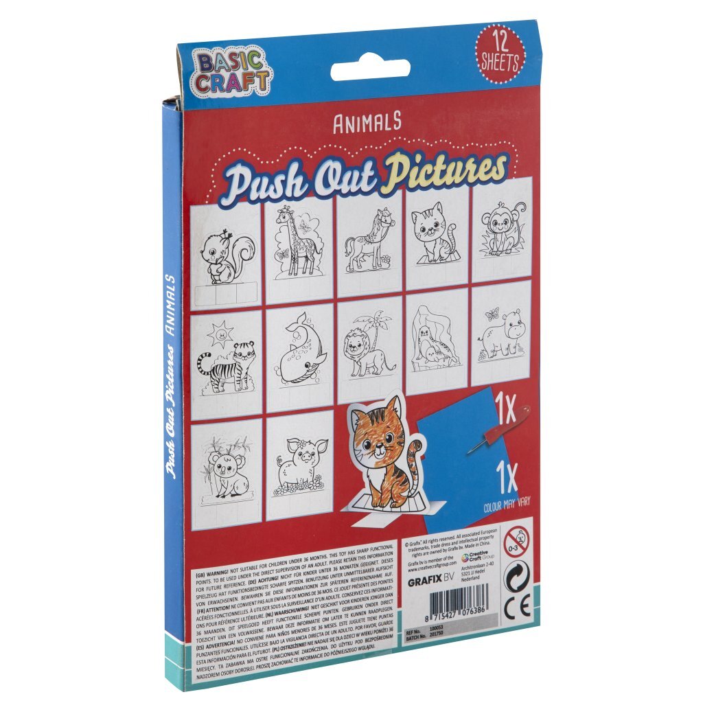 Bongers Toys Basic Craft Pushout Lochkartentiere