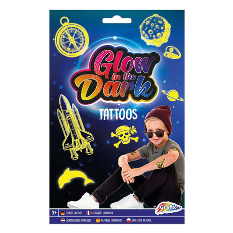 Die im Dunkeln leuchtenden Tattoos der kreativen Bastelgruppe Graphix