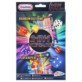 Grafix 2in1 Würfelspiel Regenbogen + spielen und wiederholen