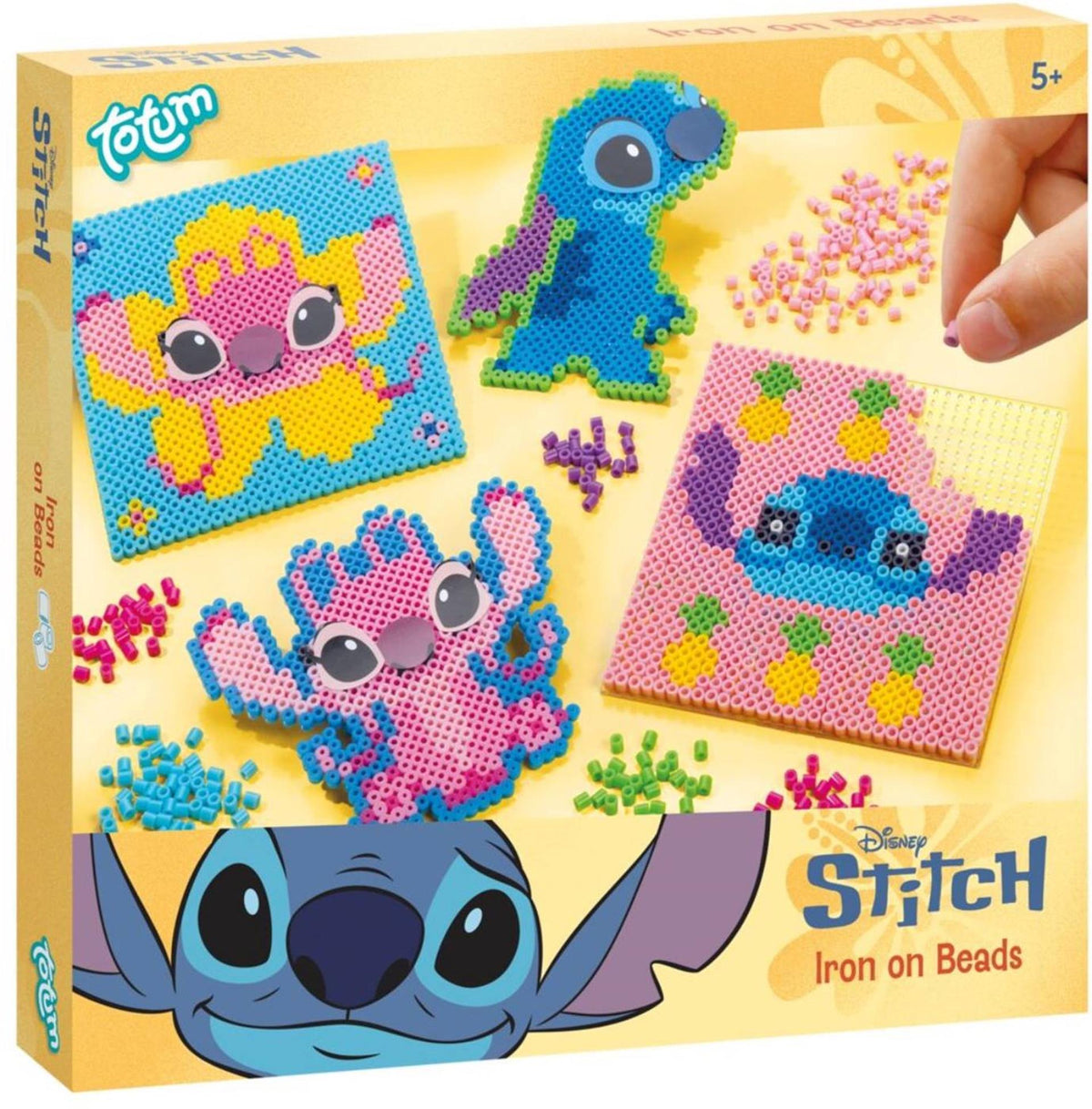 Totum Stitch Bügelperlen auf 2 Brettern
