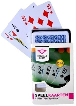 Longfield-Spielkarten aus Kunststoff
