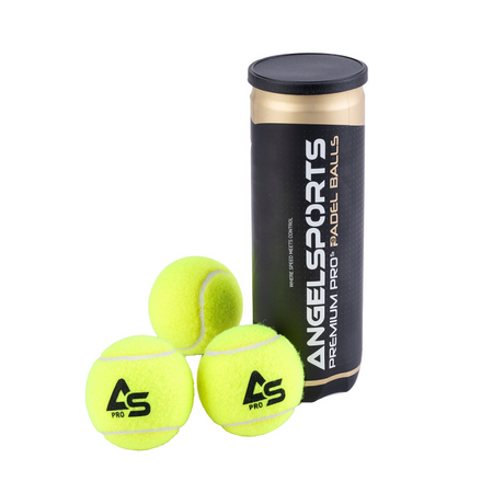 Engelhart Angel Sports Padelbälle – Nadelfilz 45 % Wolle – IPF-geprüft – 3er-Set – hochwertig, langlebig –