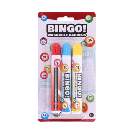 Longfield Engelhart Bingo-Marker 3 Stück rot gelb blau