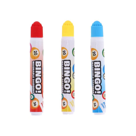 Longfield Engelhart Bingo-Marker 3 Stück rot gelb blau