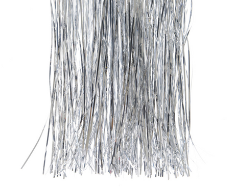 Decoris Lametta Glanz 40cm Silber