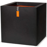 Capi Pflanzer Urban Smooth Square 30x30x30 cm Schwarz KBL902
