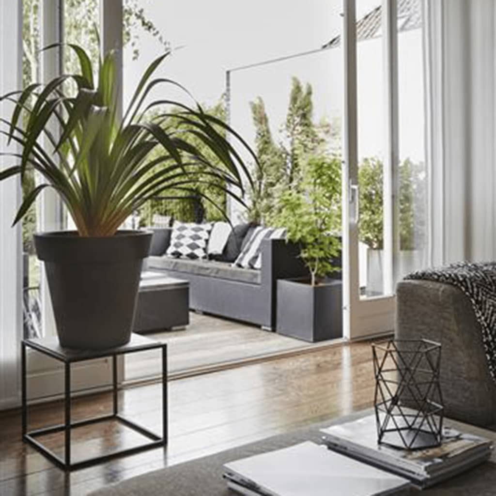 Capi Pflanzer Urban Smooth Square 30x30x30 cm Schwarz KBL902