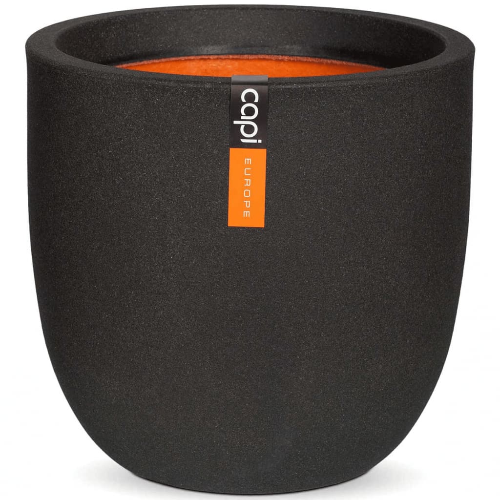 Capi Flowerpot Urban Smooth 54x52 cm Schwarz KBL935