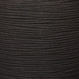 Capi Pflanzer Natur Rib Square 40x40 cm Schwarz KBLR903
