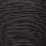 Capi Flowerpot Natur Rib Sphärisch 40x32 cm Schwarz KBLR270