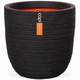 Capi Capi Flowerpot Nature Row 35x34 cm Schwarz KBLRO932