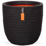 Capi Capi Flowerpot Nature Row 43x41 cm Schwarz KBLRO933