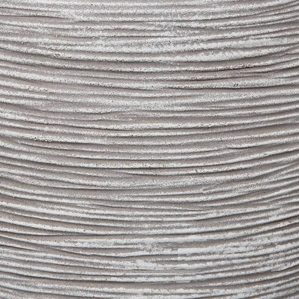 Capi Pflanzer Natur Rib Square 30 x 30 cm Elfenbeinfarben Kofi902
