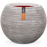 Capi Flowerpot Natur Rib Sphärisch 62 x 48 cm Elfenbeinfarben Kofi271