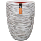 Capi Capi Flowerpot Natur Rib Elegante Schicht 46x58 cm Elfenbeinfarbe Kofi783