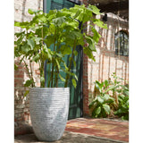 Capi Flowerpot Nature Row elegant niedrig 46x58 cm Elfenbeinfarbe KrWI783
