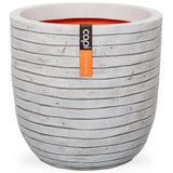 Capi Flowerpot Nature Row 35x34 cm Elfenbeinfarbe Wid.932