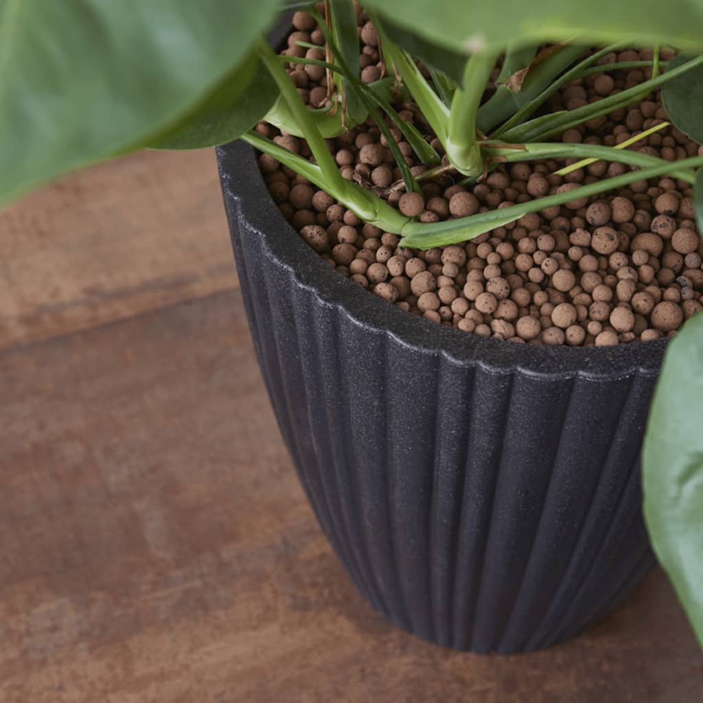 Capi Capi Flowerpot Urban Tube Taps 55x52 cm Schwarz KBLT802