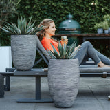 Capi Flowerpot Nature Rib Elegant Deluxe 40x60 cm Anthrazit PKOFZ1131