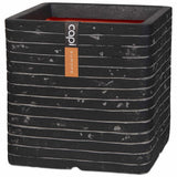 Capi Pflanzer Nature Row Square 30x 30 cm Anthrazit Krwz902