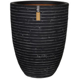 Capi Flowerpot Nature Row elegant niedrig 36x47 cm Anthrazit WCDZ782