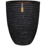 Capi Flowerpot Nature Row elegant niedrig 46x58 cm Anthrazit WFDZ783