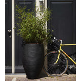Capi Capi Flowerpot Natur Rib Elegant Deluxe 45x72 cm schwarz
