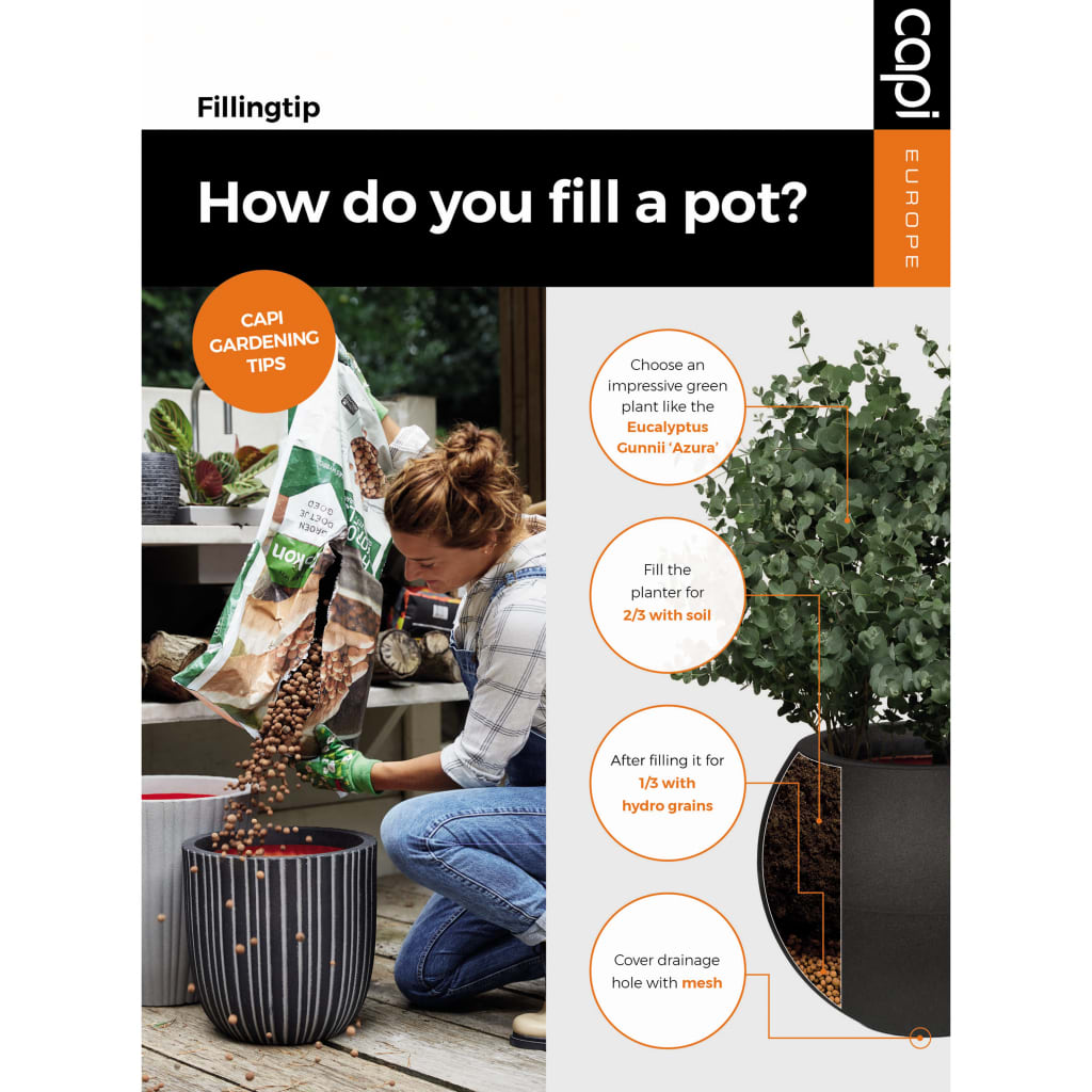 Capi capi blowerpot schon elegant Deluxe 50x72 cm Elfenbeinfarbe