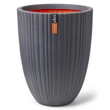 Capi Flowerpot Urban Tube Elegante Schicht 46x58 cm dunkelgrau