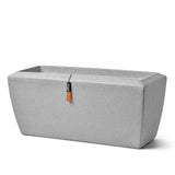 Capi Pflanzer Arc Granit rechteckig 90x35x40 cm Elfenbeinkolpuliert