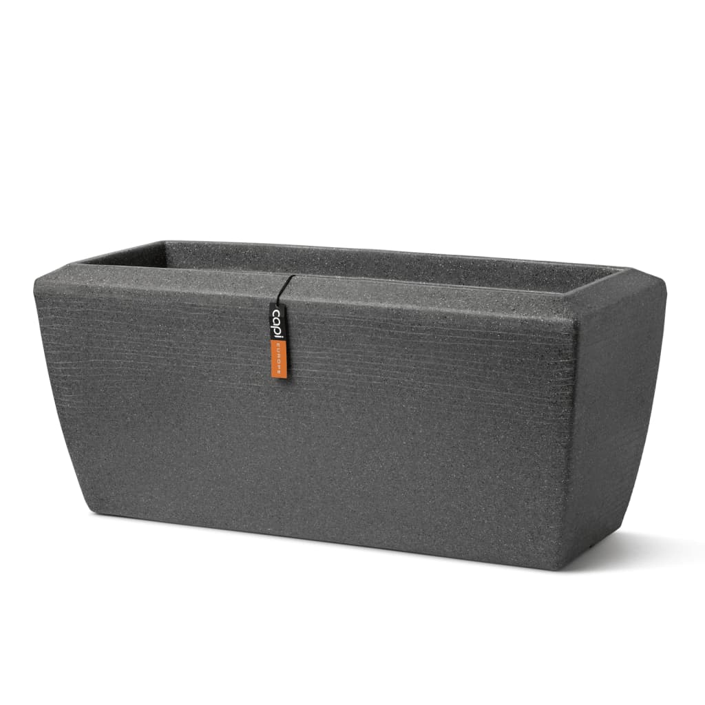 CAPI -Pflanzer -Arc Granit rechteckig 90 x 35 x 40 cm Anthrazit -gelöscht
