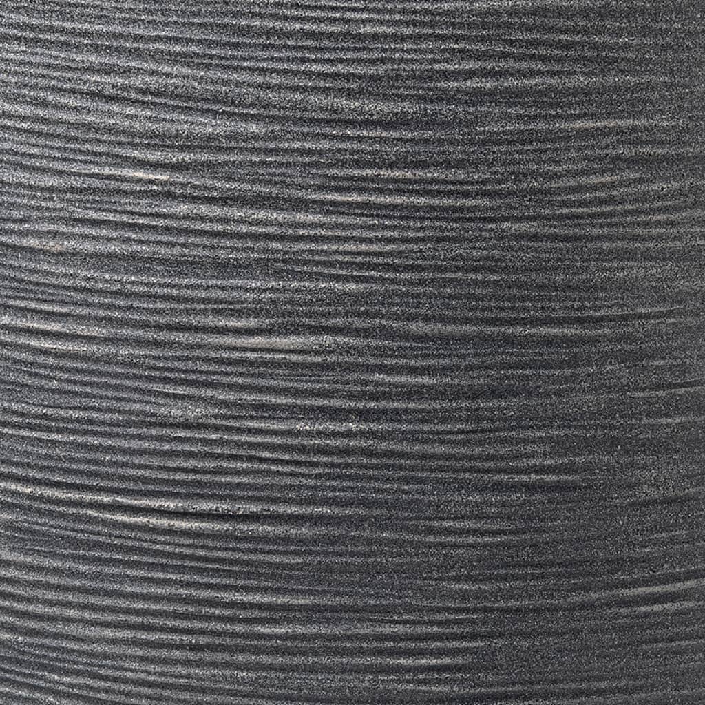 Capi Pflanzer waschen rippern niedrig elegant 46x58 cm grau