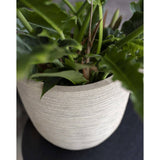 Capi Pflanzer waschen Rib 43x41 cm Terrazzo Beige