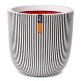 Capi Flowerpot Rille 43x41 cm Elfenbeinfarbe