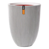 Capi Flowerpot Groove Elegant 34x46 cm Elfenbeinkol.