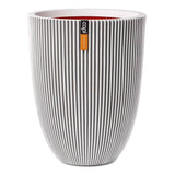 Capi Flowerpot Groove Elegant 46x58 cm Elfenbeinkol.