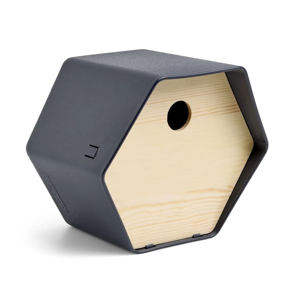 Capi Birdhouse Hive 1 Runde Loch 19x23x20 cm Anthrazit -gelöscht
