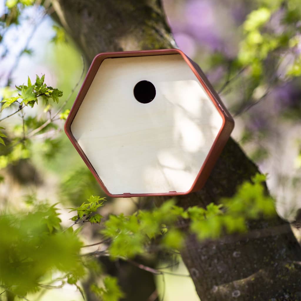 Capi Birdhouse Bienenstock 1 Runde Loch 19x23x20 cm braun