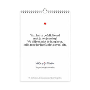 Comello What's Up Your Sandwich – Geburtstagskalender – A4
