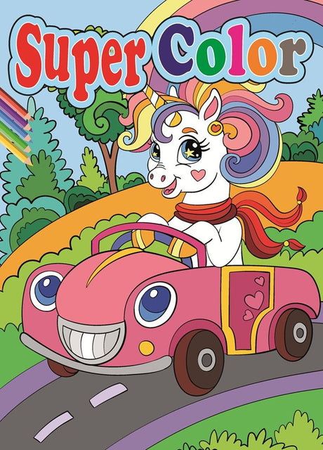 Buch-Specials Niederlande BV Super-Malbuch A4, 192 Seiten 4-fach sortiert (12 Stk.)