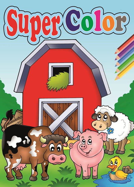 Buch-Specials Niederlande BV Super-Malbuch A4, 192 Seiten 4-fach sortiert (12 Stk.)