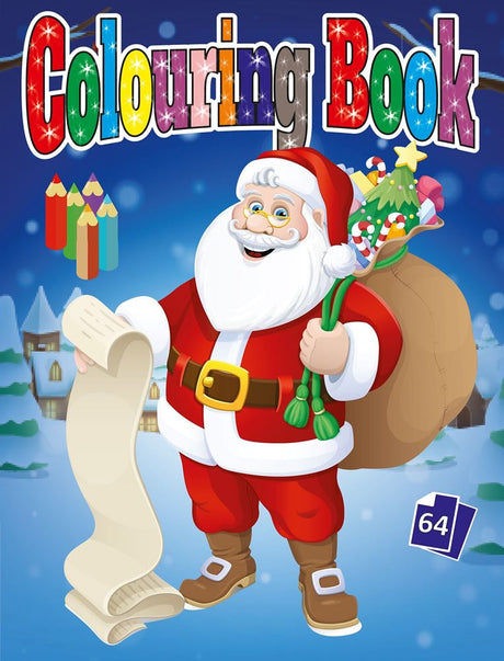 Buch-Specials Niederlande bv Weihnachtsmalbuch, 64 Seiten.