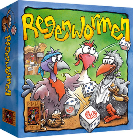 999games 999 Spiele Regenwürmer Würfelspiel (niederländisch, 2 - 7 Spieler, 20 Minuten, ab 8 Jahren)