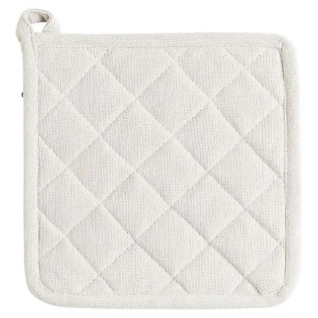 Linen and more lm pannenlap 20x20cm - indi ivoor
