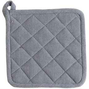 Leinen mehr Leinen und mehr Topflappen indi grau 20 x 20 cm | 3 Stück